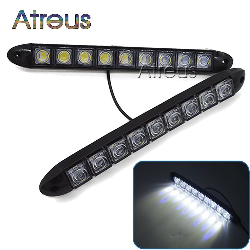 Atreus 1 пара DRL светодиодный Габаритные огни лампы 12V 9 для Mazda 3 6 2 CX-5 Seat Leon Chevrolet Cruze Opel