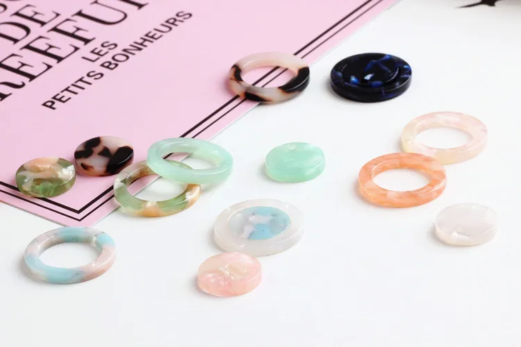 DIY серьги подвески украшения материалы аксессуары корейский импорт ацетат