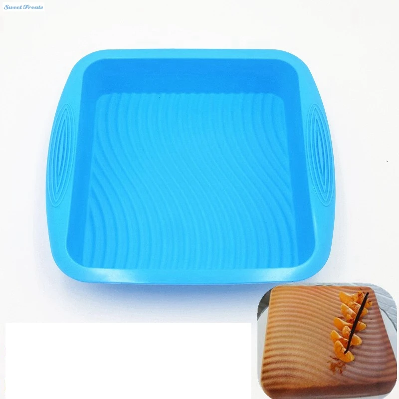 Силиконовая форма для торта 26 5*24 5*5 см 190 г|cake baking pans|baking pansquare pan |