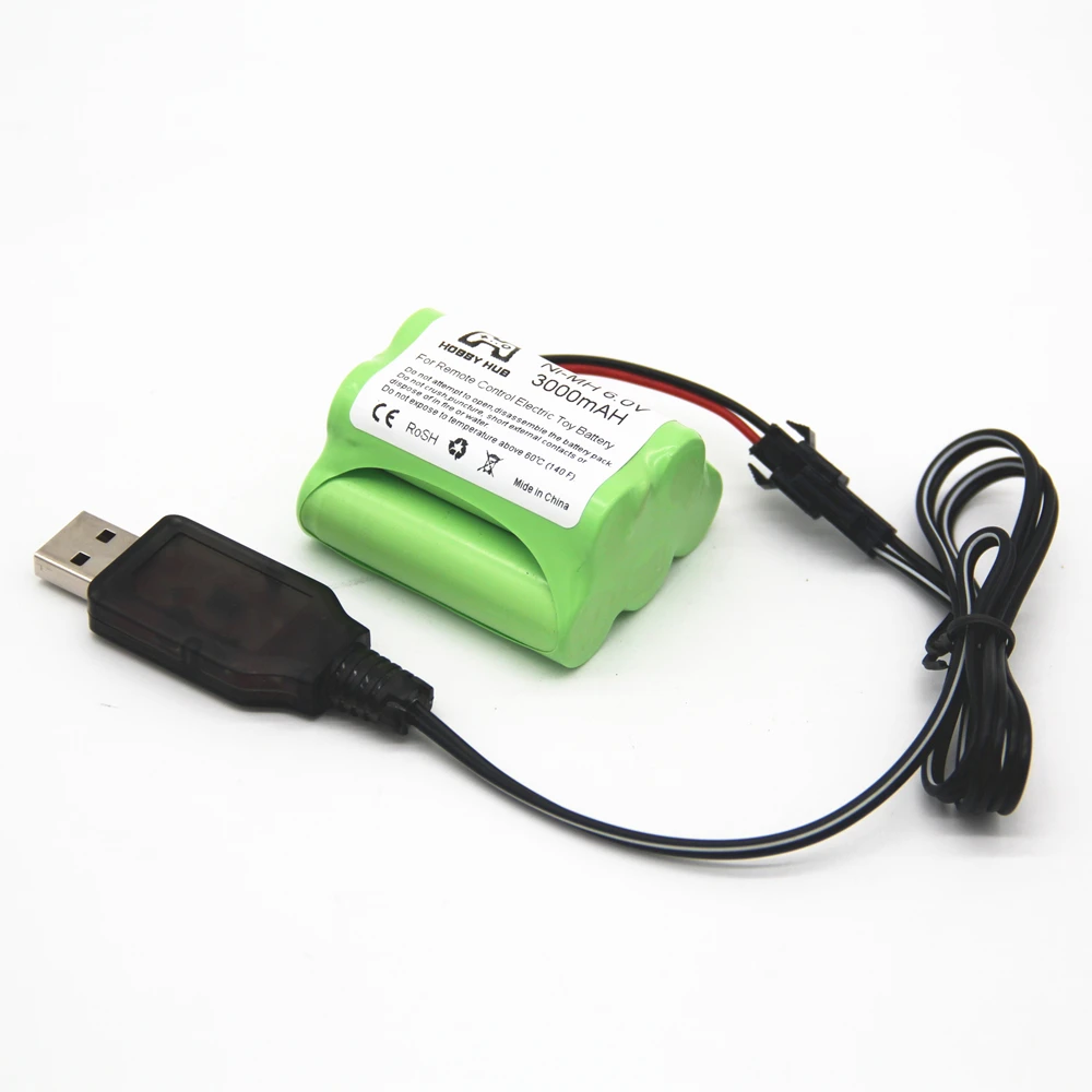 Аккумуляторная батарея Ni MH 6 0 V 3000mAH для rc автомобиля лодки грузовика поезда