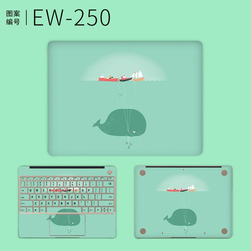 Наклейка для ноутбука для нового huawei MateBook X Pro, наклейка для ноутбука MateBook E 12X13,3 X Pro 13,9 D 14 15,6, чехол