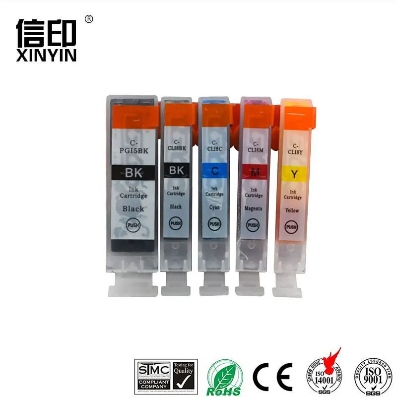5 шт., картриджи для принтера Canon PIXMA iP4200 iP4300 iP4500 MP500 iP5200 MP530 MP600 MP610 MP800 pgi 5 (art.: 7acc3c360) - 7acc3c360