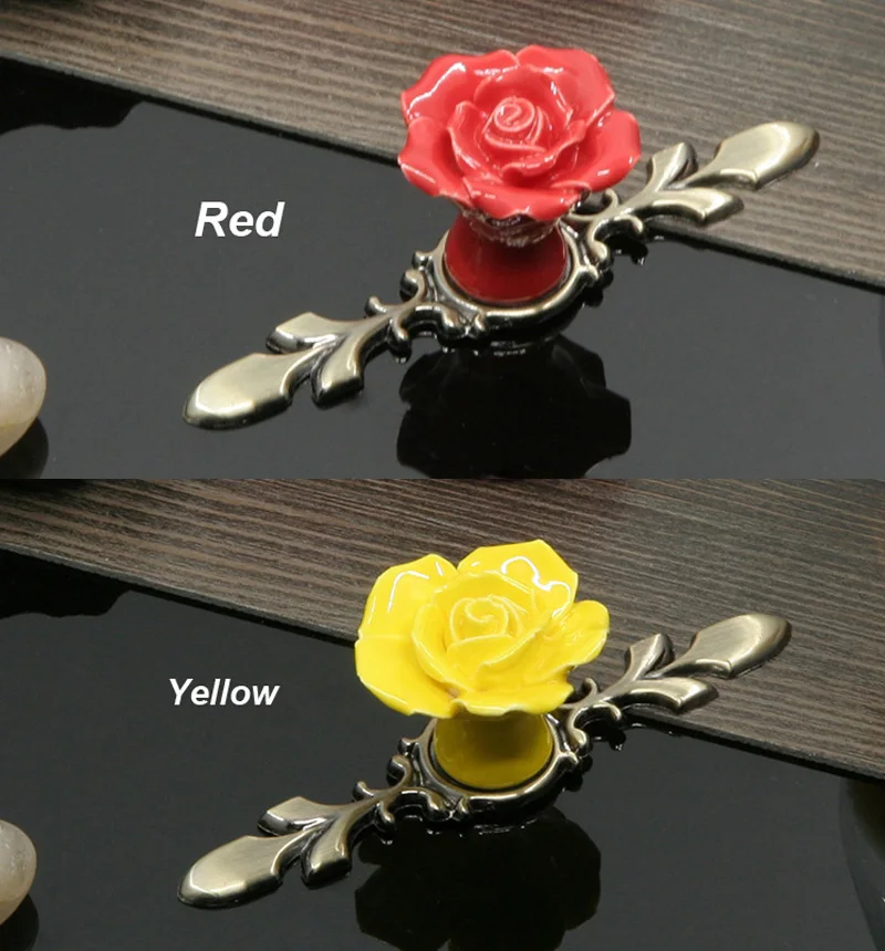 1 шт. Европейский Стиль Керамика с выдвижными ящиками Шкаф Дверные ручки для