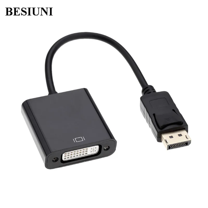 Переходник для порта дисплея BESIUNI DP папа мама DVI|display port|dvi femalecable converter |