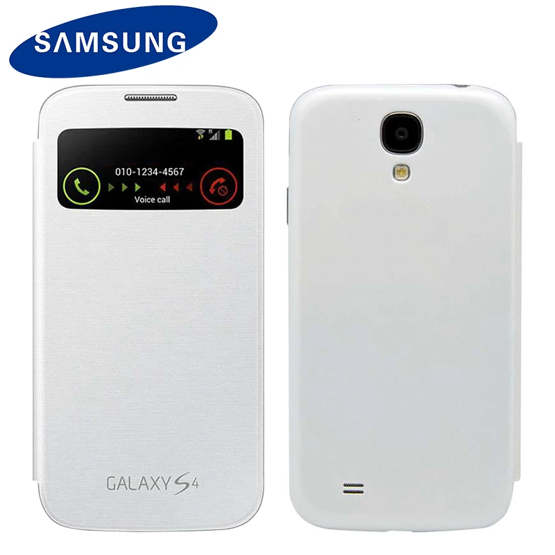 Оригинальный чехол для samsung Smart View Galaxy S4 i9500 i9505 флип кожаный Интеллектуальный сна