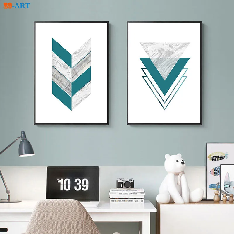 Геометрические постеры и принты пастельные настенные художественные