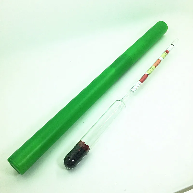 

5PCS Triple Scale density meter hydrometer for beer wine brewing Brix Balling potential alcohol meter 0.99-1.160 0%~20% 0-35