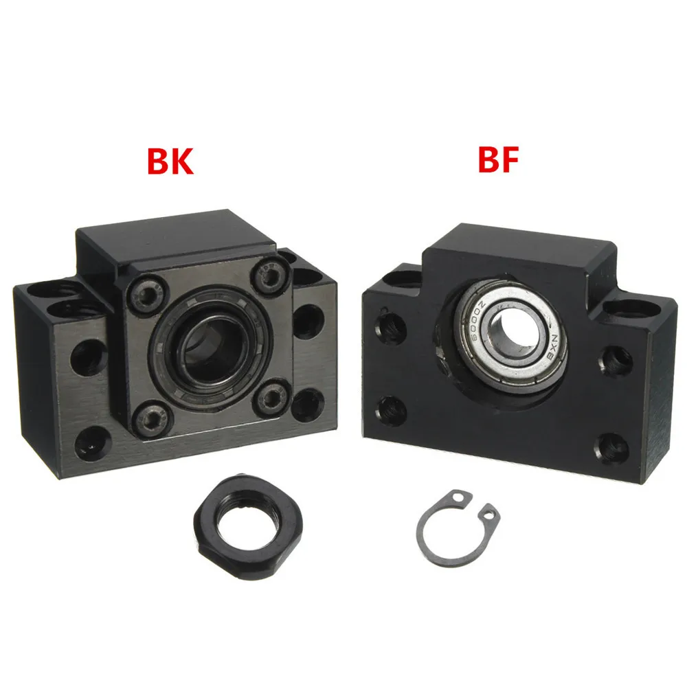 BF12 + BK12 карбоновый стержень стальной с резьбой конец шарикового винта