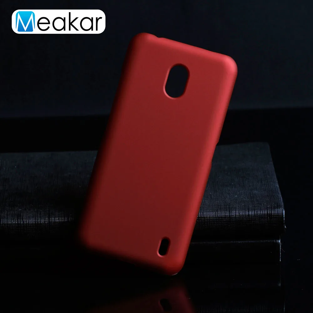 Матовая Пластик Coque 5.71For Nokia 2,2 чехол для Nokia 2,2 Nokia2.2 телефона чехол-лента на заднюю панель - Цвет: Red