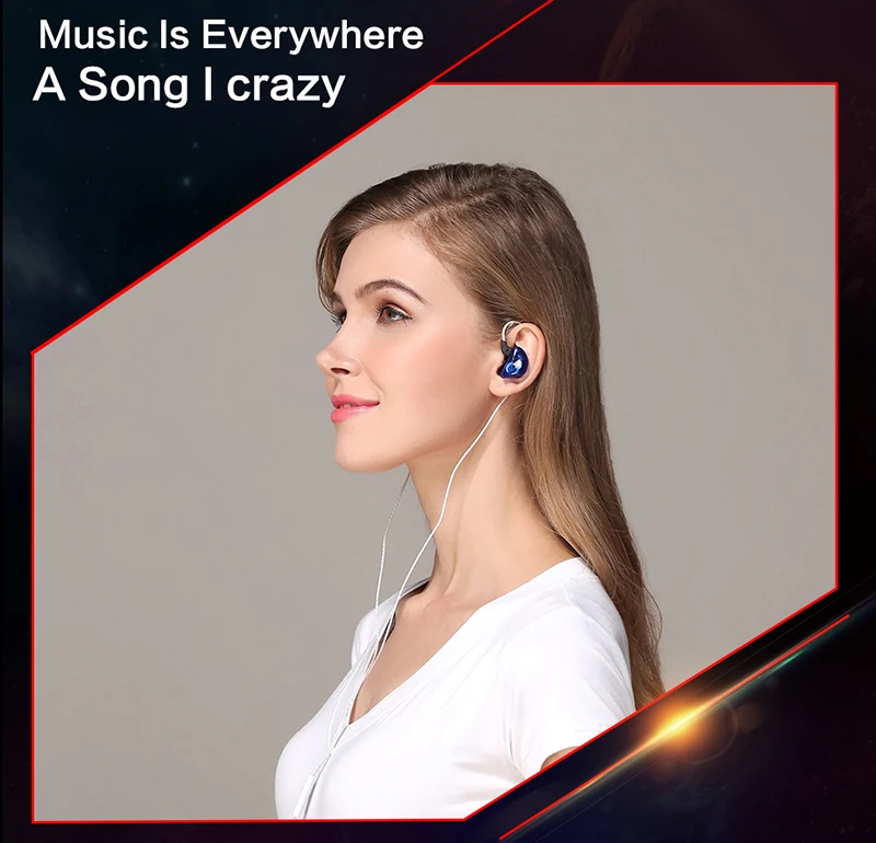 QKZ CK5 наушники-вкладыши стиль высококлассные наушники-вкладыши HiFi наушники Бас Металл DJ 18650 2 цвета