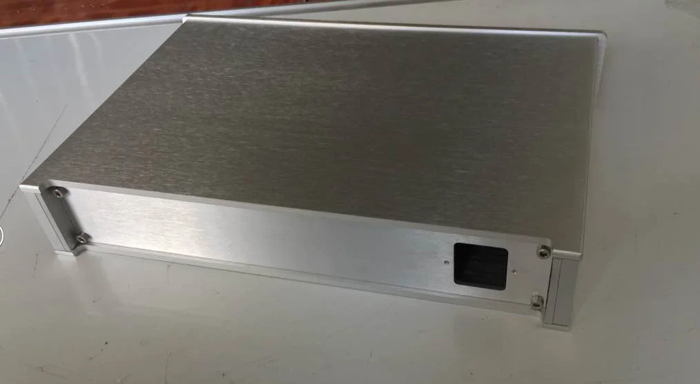 

DIYERZONE DIY Aluminum Enclosure DAC/preamp/ Amplifier Chassis 330*61.5*228mm L10-16