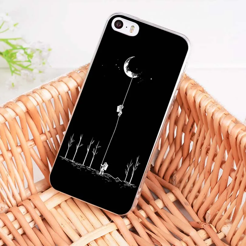 Модный мягкий чехол MaiYaCa с изображением затмения космоса и Луны для iPhone 8 7 6 6S Plus X XS