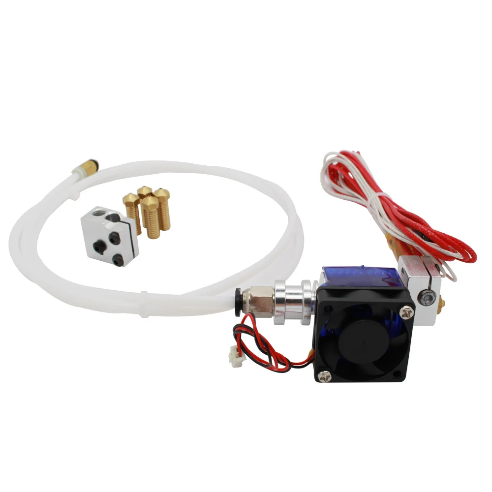 3D принтер J head Hotend с вентилятором 0 4 мм 1 75 v6 прямая нить Уэйд экструдер 6/0 8/1 0/1 2