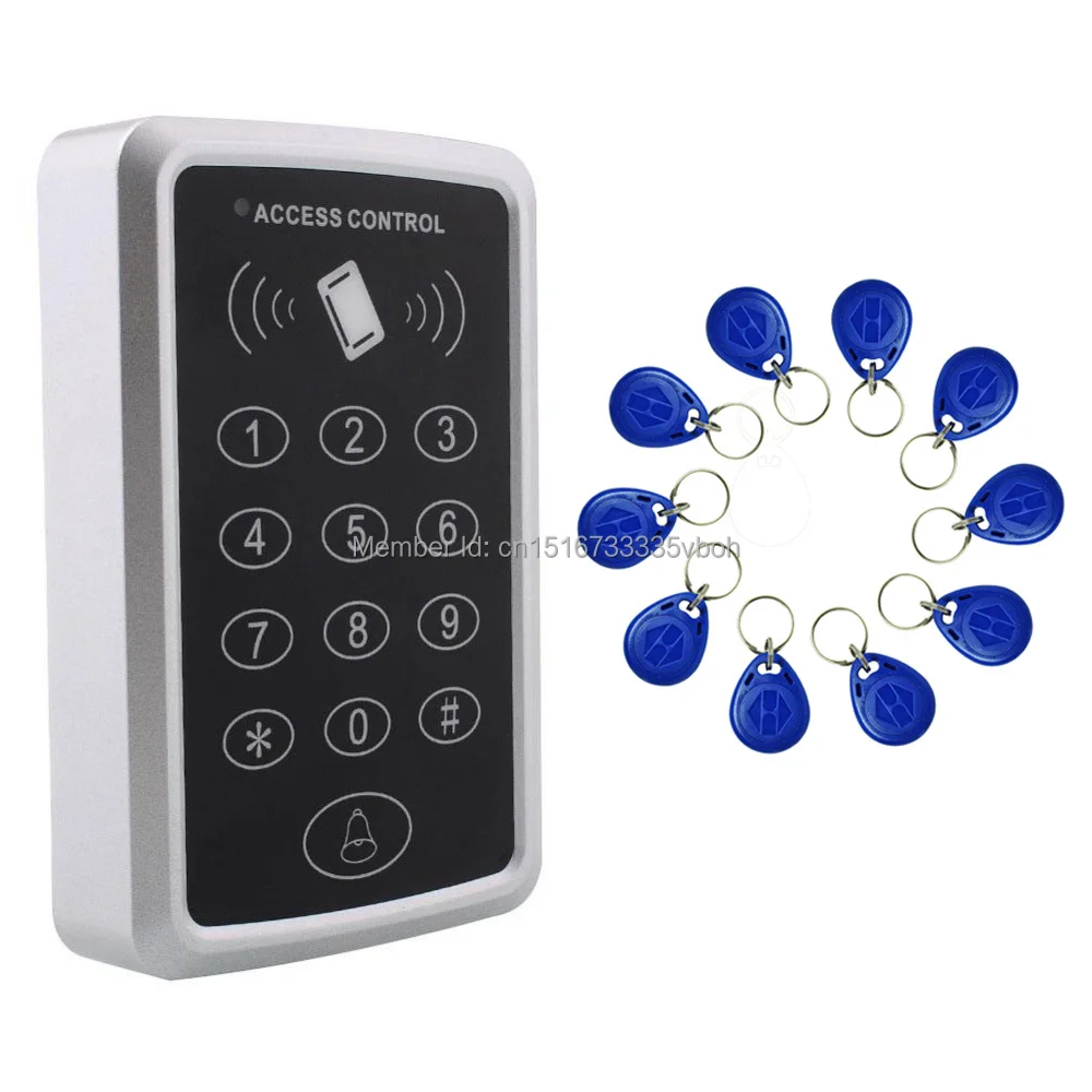 Специальная цена+ 10 rfid тег+ радиокарточка система контроля доступа RFID/EM циферблат карта дверь контроля доступа открывалка