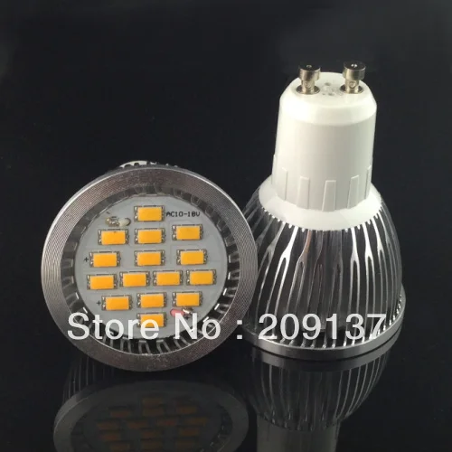 

50PCS wholesale energy saving 7W SMD 5630 GU10 LED Spotlight lamp 85-265V