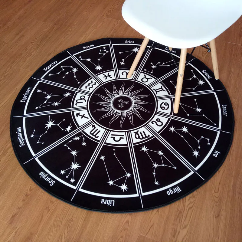 

LIU moder Nordic carpet living room bedroom round RUG bed computer chair floor mat cartoon children's play pad sofa tapetes yoga