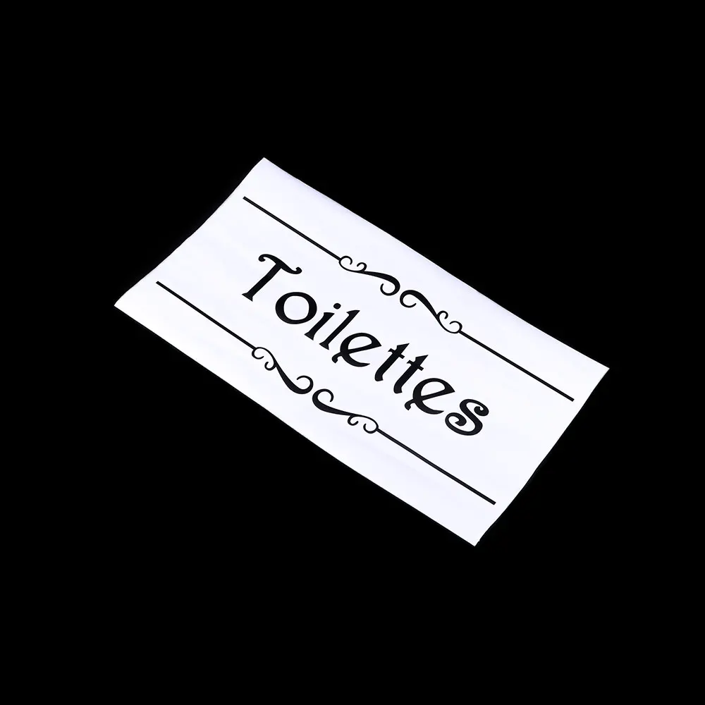 3 Porte Salle de bain et туалеты стены Стикеры французские двери туалета, ванной обои настенные наклейки виниловые на стены Стикеры домашний декор - Цвет: 3