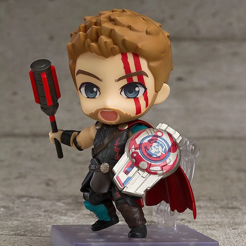 Мстители Тор Odinson Nendoroid 863 милые каваи Супер герой фигурка игрушки 10 см|Игровые