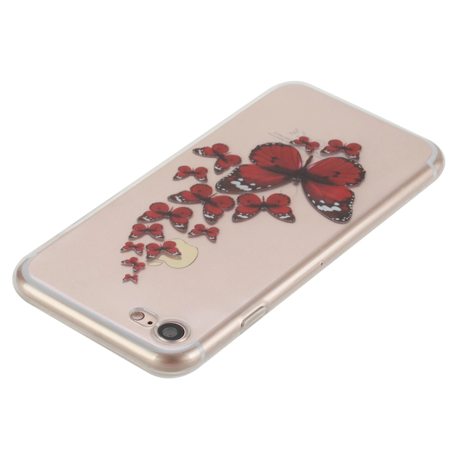 Классный чехол с рисунком фруктов для Apple iphone 7/8 цветов мягкие чехлы 7 8 на заднюю