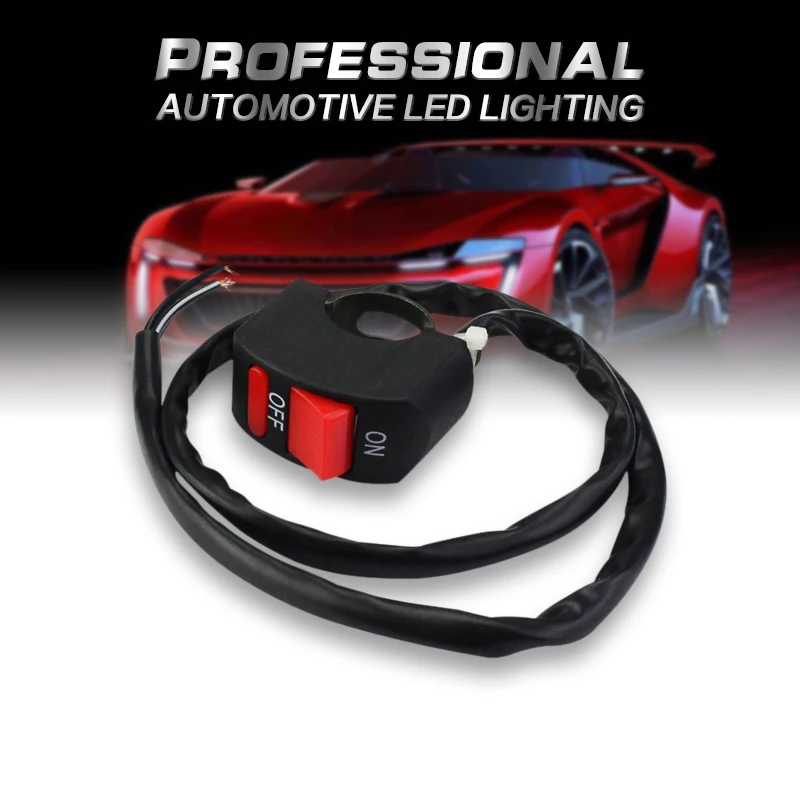 2 шт./лот переключатель на руль мотоцикла противотуманный стробоскоп кнопка