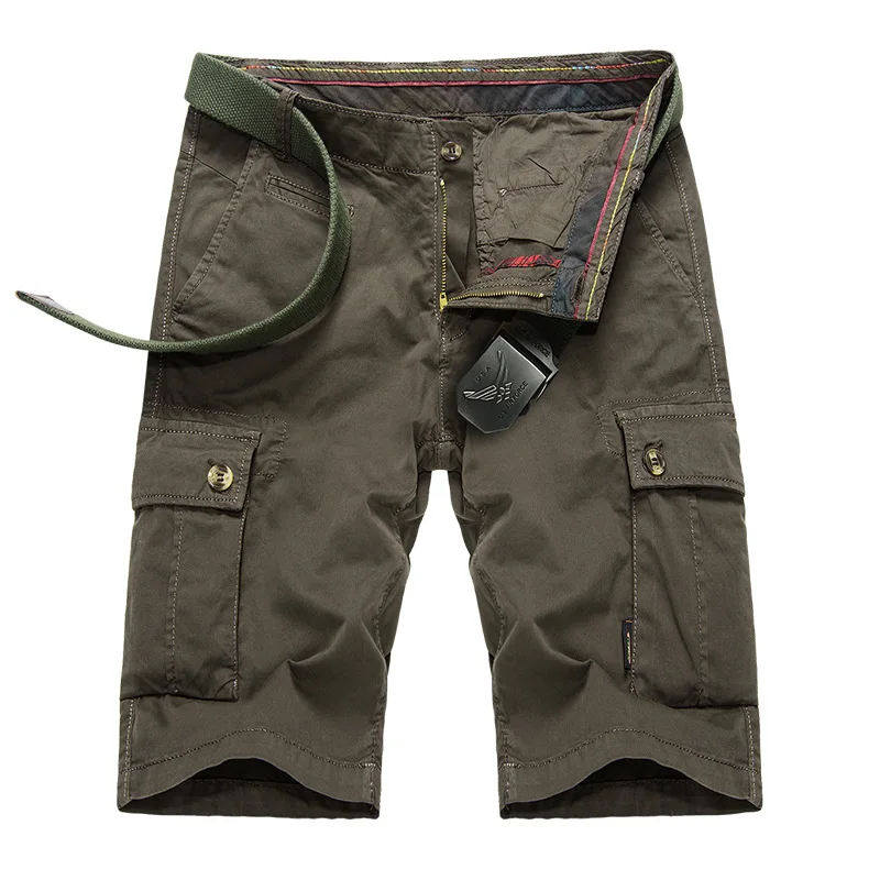 Новые модные шорты мужчин Летний стиль 2017 г. военные случайные свободные
