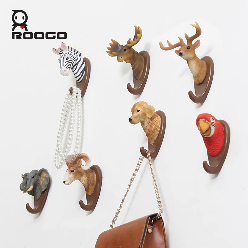 Украшение для дома Roogo вешалка аксессуаров Сумка с мультяшными животными