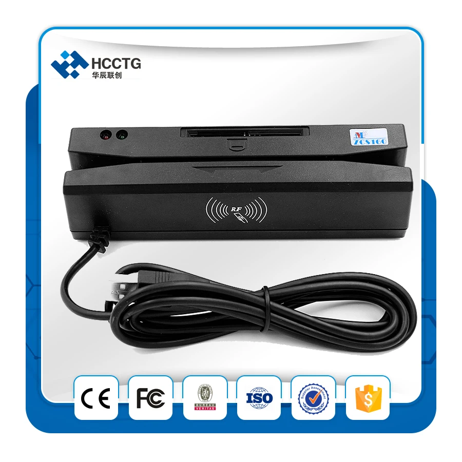 HCC 110 комбинированный считыватель карт MSR/считыватель IC/считыватель Mifare с