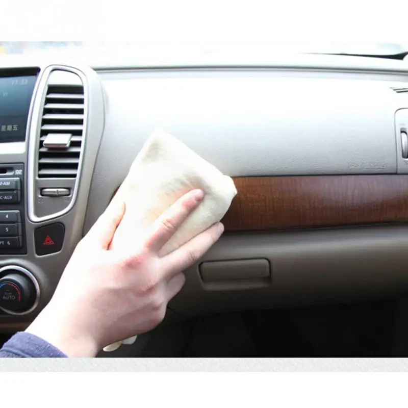 AutoCare Экстра большой авто натуральный сушки замша(45x55 см прибл.) оленьей кожи очистки Cham натуральная кожа ткань