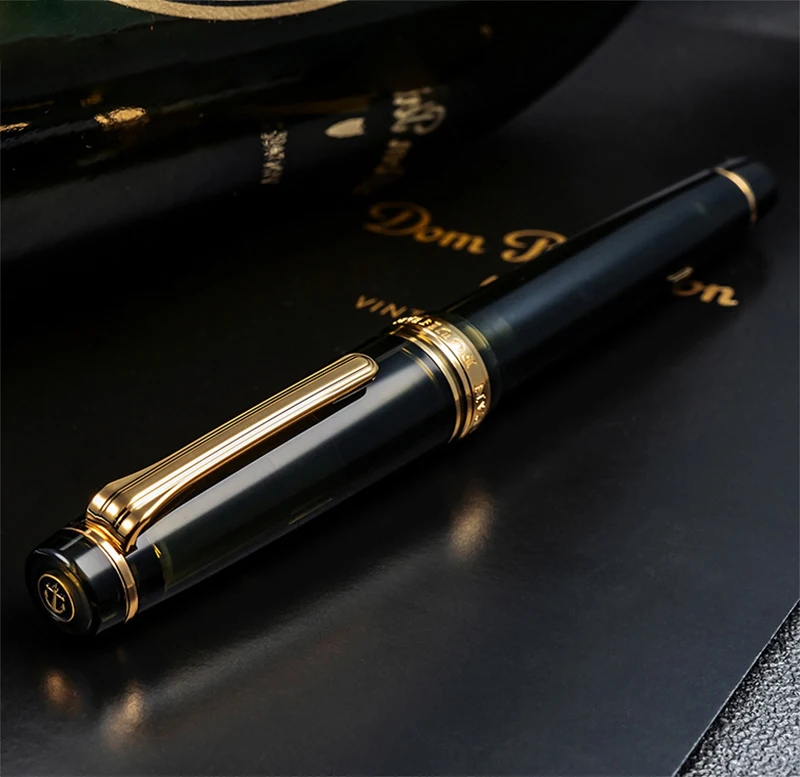 Матросская перьевая ручка цвета шампанского зеленый 21K nib 11 8234 Япония|Перьевые