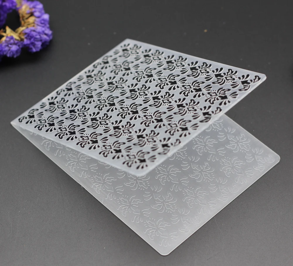 AlinaCraft пластиковая папка для тиснения Цветы доска линия DIY конверт скрапбукинга