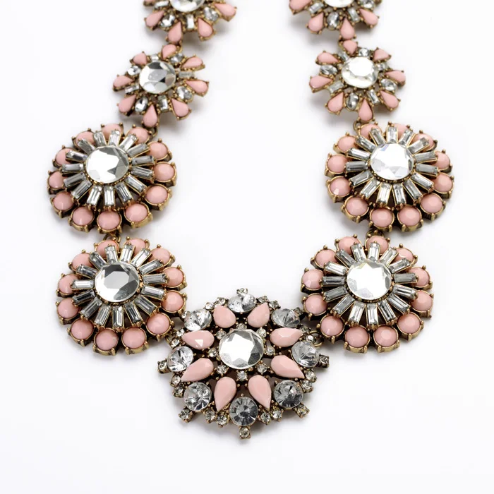 Модные женские ювелирные изделия из смолы и стекла цинковый сплав горячая