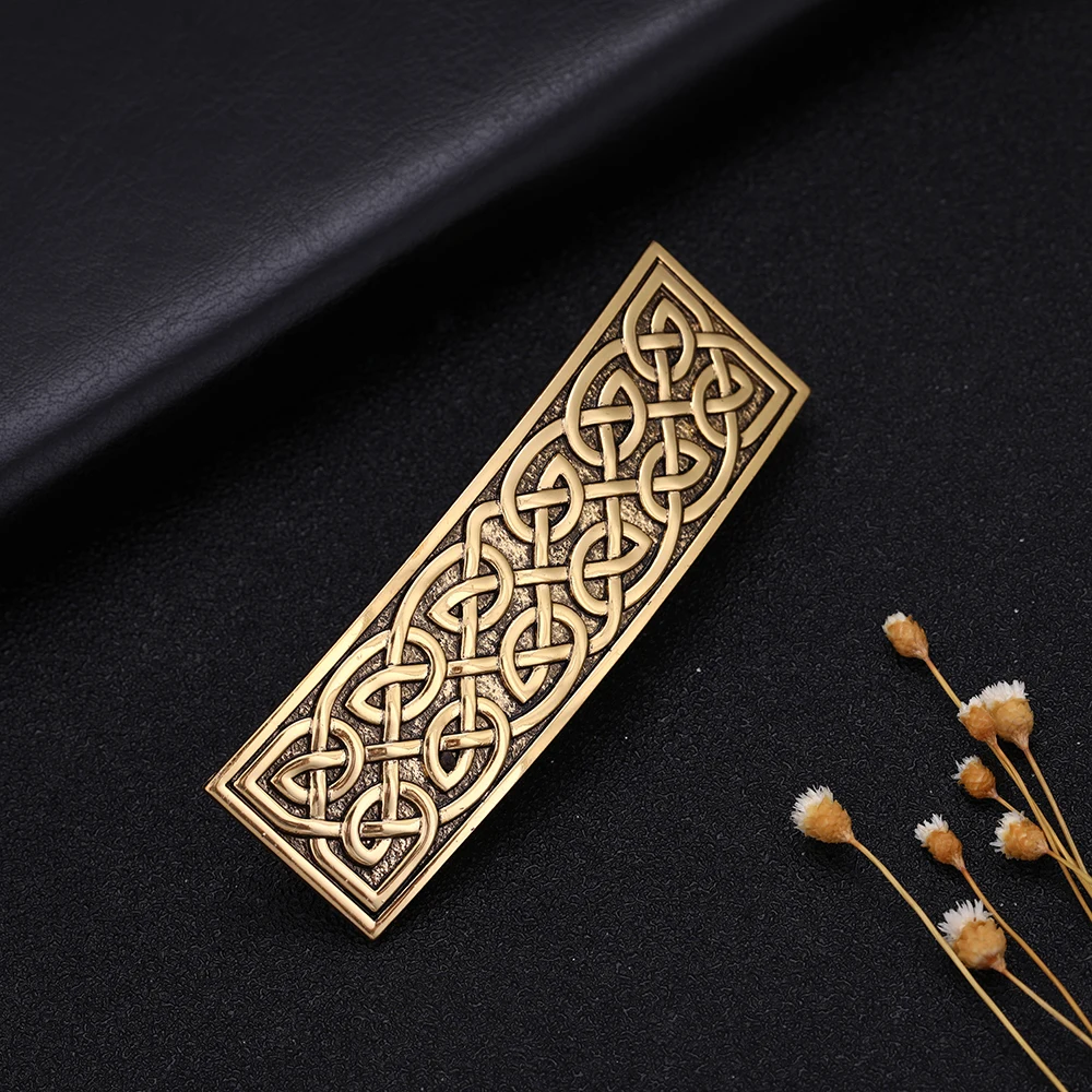 Teamer New Arrival Vintage Barrettes Hair Jewelry for Women Hairwear Antique Silver Color Celtics Knot Hairpins | Украшения и
