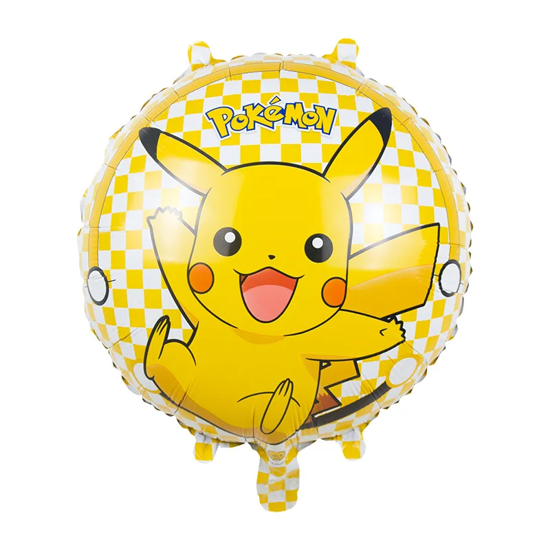 10 шт. 45X45 см мультфильм Пикачу из Pokemon Go foill воздушный шар для детского праздника в честь Дня Рождения украшения Детские шары Свадебные Воздушные шары шаровые