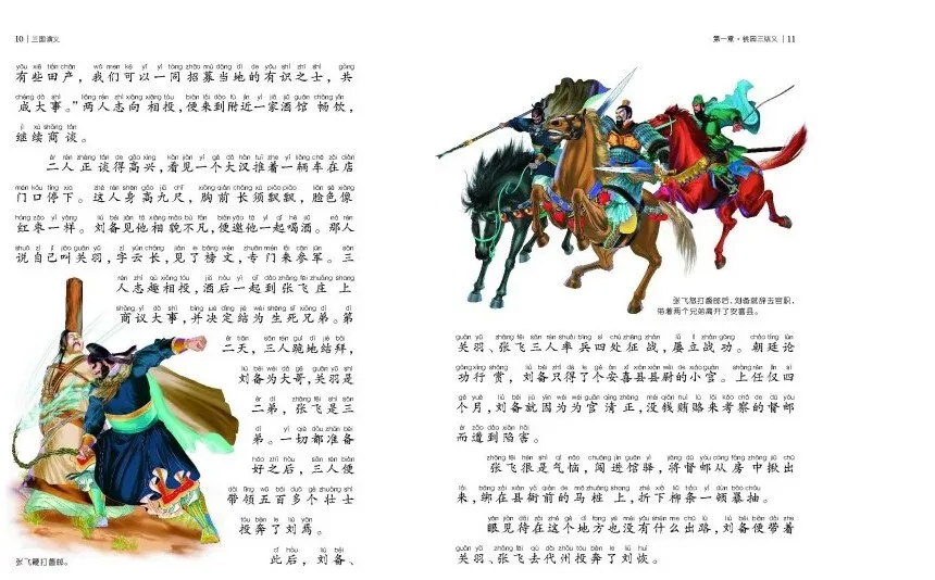 Романтика трех царств, легкое переключение для учеников-статеров, обучение yin, обучение на китайском языке от AliExpress WW