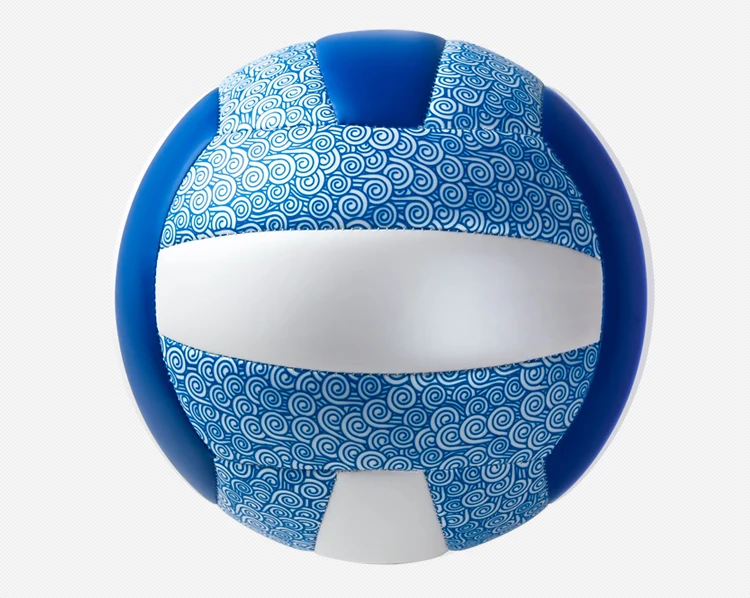 Белое синее фарфоровое волейбол Volley мяч мягкий ПВХ эва Размер 5 стандартная