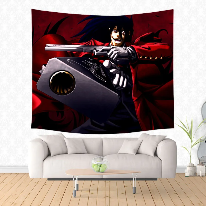 Настенный гобелен с принтом Hellsing домашний декор пляжное полотенце коврик для