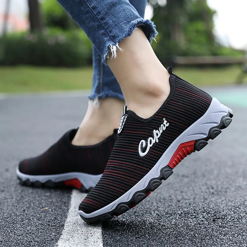 Новая женская спортивная обувь кроссовки из сетчатого материала легкая летняя