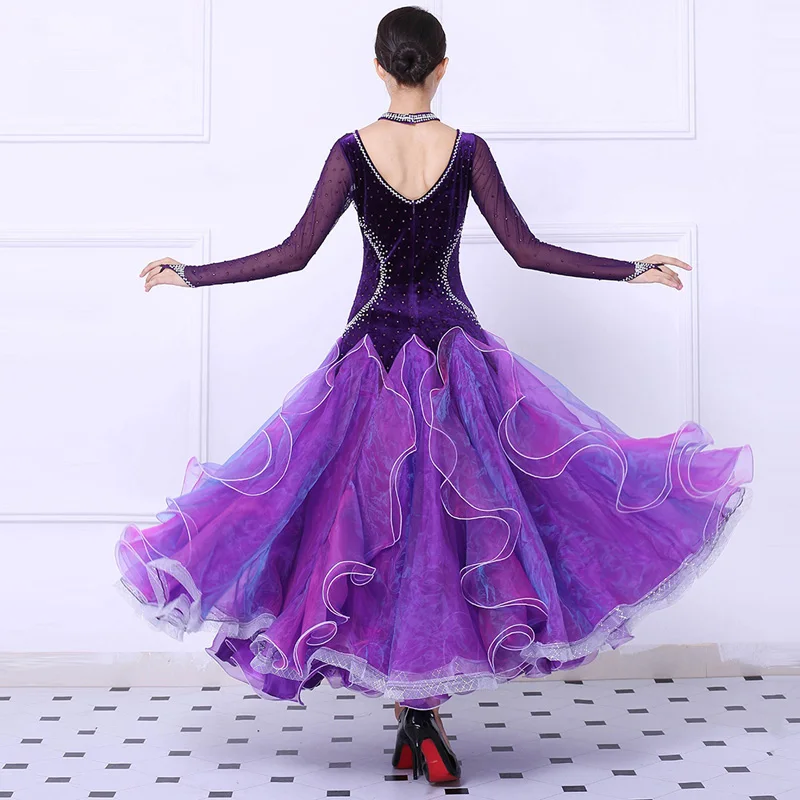 Стандартные платья для бальных танцев новинка 2021 высококачественный