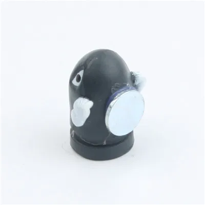 Black Смола 3D милый супер Марио холодильник Magne DIY магнит на холодильник ледяная коробка Пастер ледяная коробка наклейка украшение дома украшения - Цвет: Black