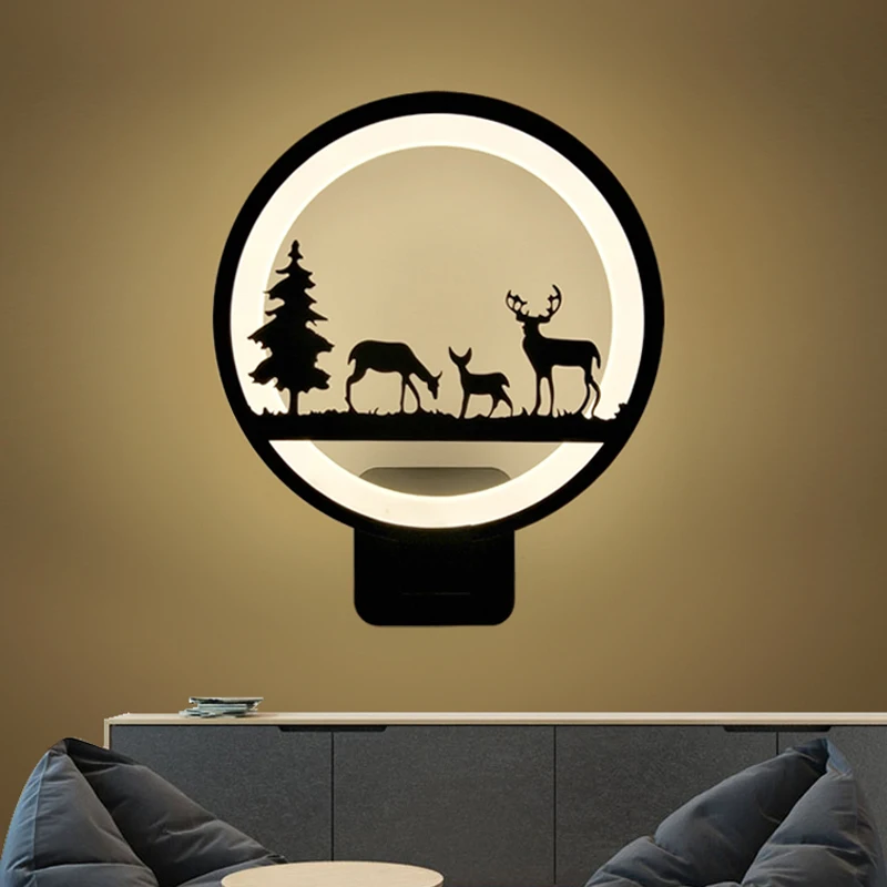 Vintage Wrought Iron Wall Sconces Creative Children's Room Wall Lights for Home Lighting Modern LED Wall Lamp Black Sconce Retro
Vintage Wrought Iron Wall Sconces Creative Children's Room Wall Lights for Home Lighting Modern LED Wall Lamp Black Sconce Retro