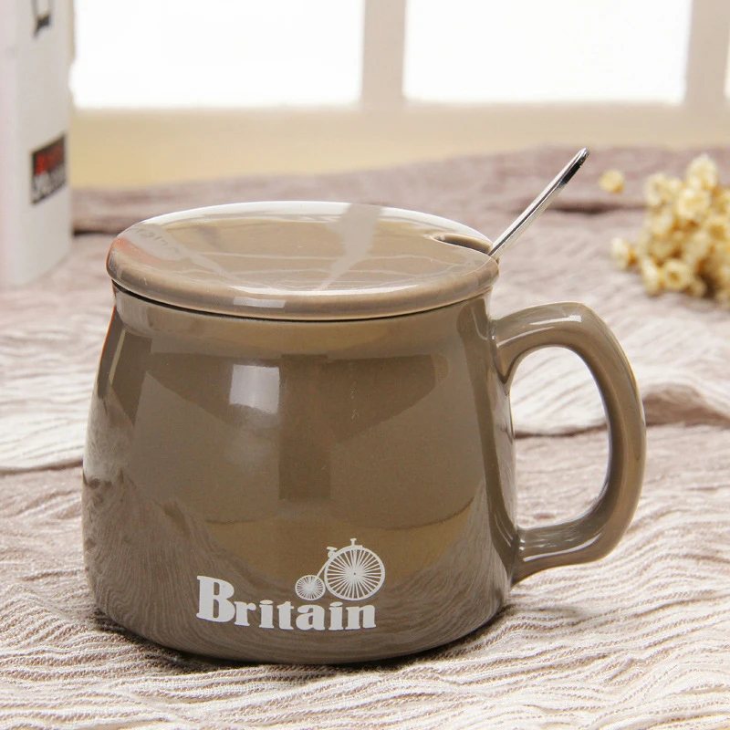 

Useber Creative Ceramic Cups with Glazed Tiles Modern Minimalist Style Appearance Home Office Cafe Exquisite Gifts