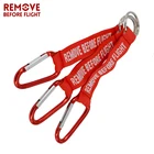 Брелок для ключей с надписью Remove Before Flight, 3 шт.