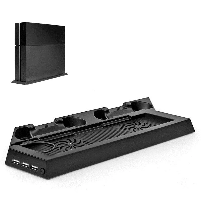 PS4 Pro зарядки радиатора охлаждения Вентилятор Cooler вертикальная подставка база для sony консоли Playstation 4 Pro Аксессуары для видеоигр