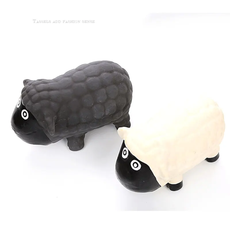 SENYEPETS латексные игрушки для собак хлопковая овечка милая форма вокальный