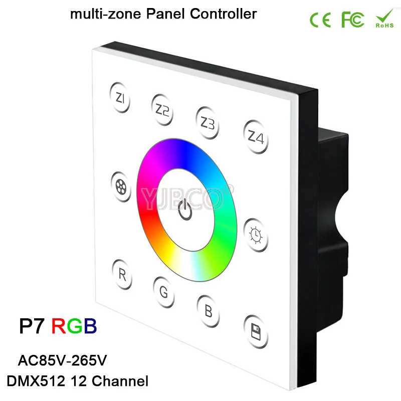 BC AC85V-265V светодиодный настенный DMX512 контроллер основной сенсорной панели