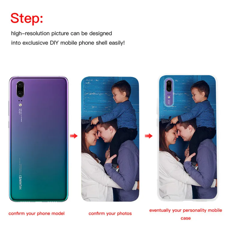 Индивидуальные DIY шаблон для samsung Galaxy S8 S9Plus прозрачный мягкий пользовательский чехол для телефона для iPhone 7 8 6 6splus для huawei Xiaomi