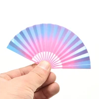 3 pcslot gradient creative color fan for doll s dolls accessories dollhouse furniture color random kids gifts