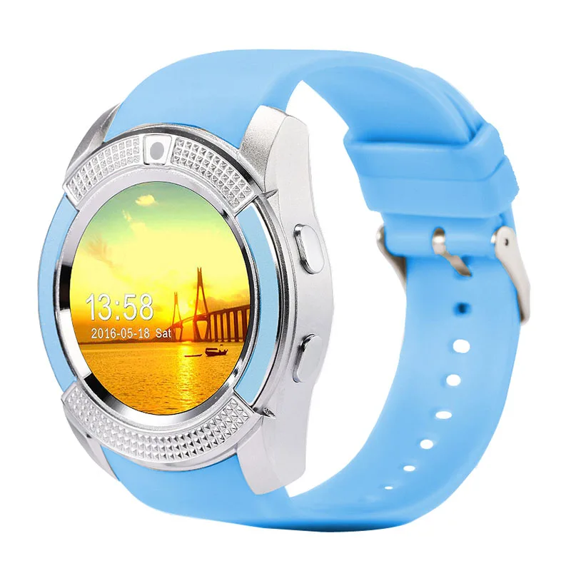 SOGRACE Hot Smart Watch V9 On Wrist Support SIM / TF Card Bluetooth Connection for Samsung Xiaomi Android Phone | Электроника