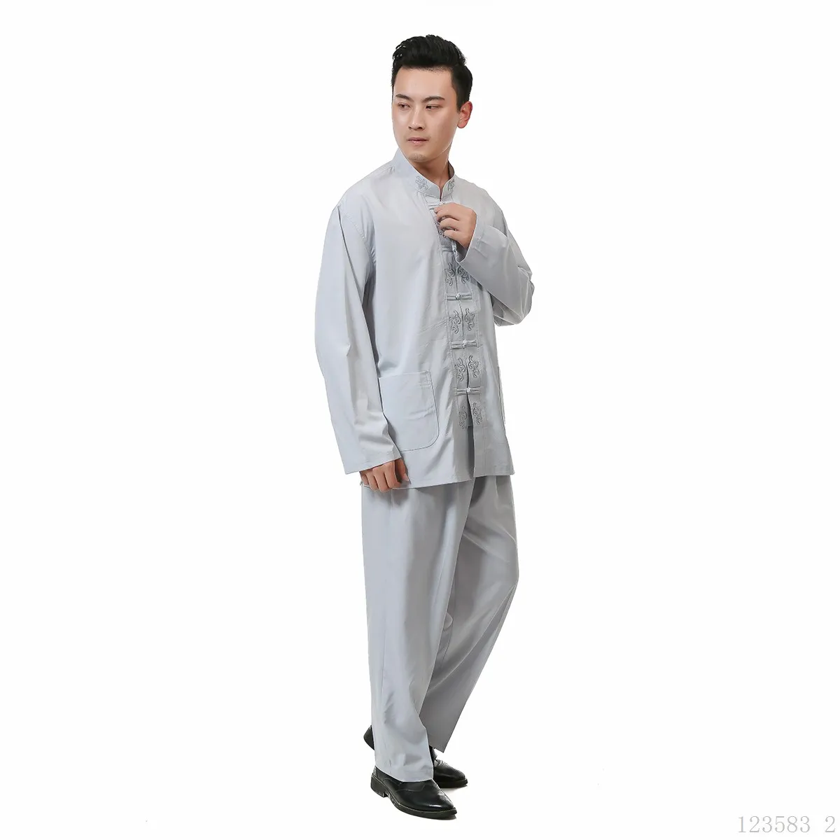 Костюм Kurta мужской из хлопка и льна комплект двух предметов пакистанские