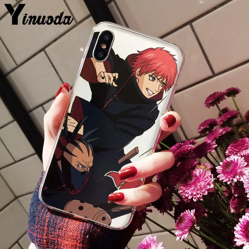 11pro MAX Наруто AKATSUKI пользовательские фото мягкий чехол для телефона Apple iPhone 8 7 6 6S Plus